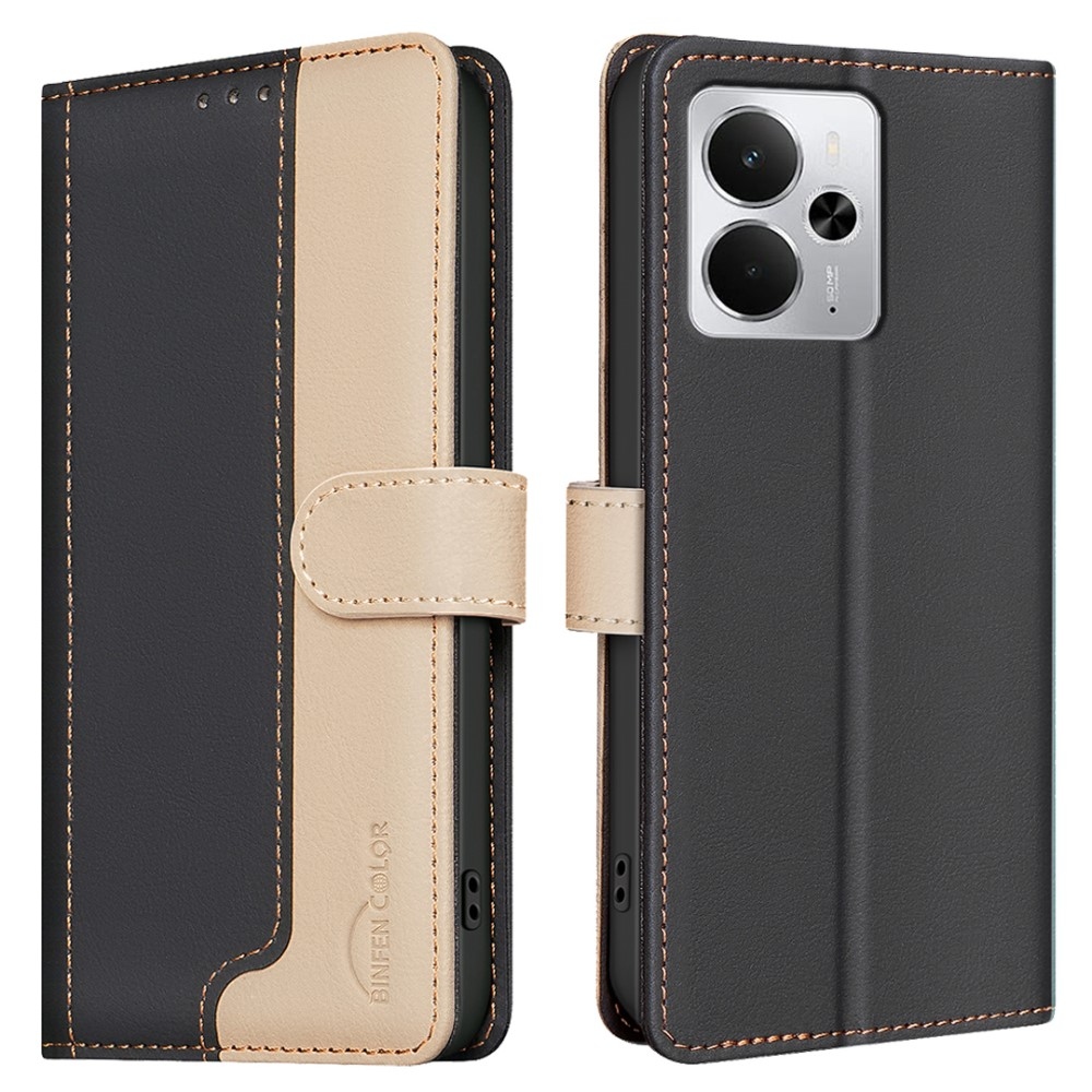 BNF DUO knižkové puzdro na Realme 14 5G - čierne