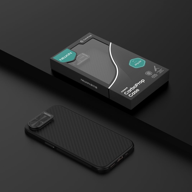 Nillkin CarboProp Aramid Magnetic Zadný Kryt pre Apple iPhone 16e Black