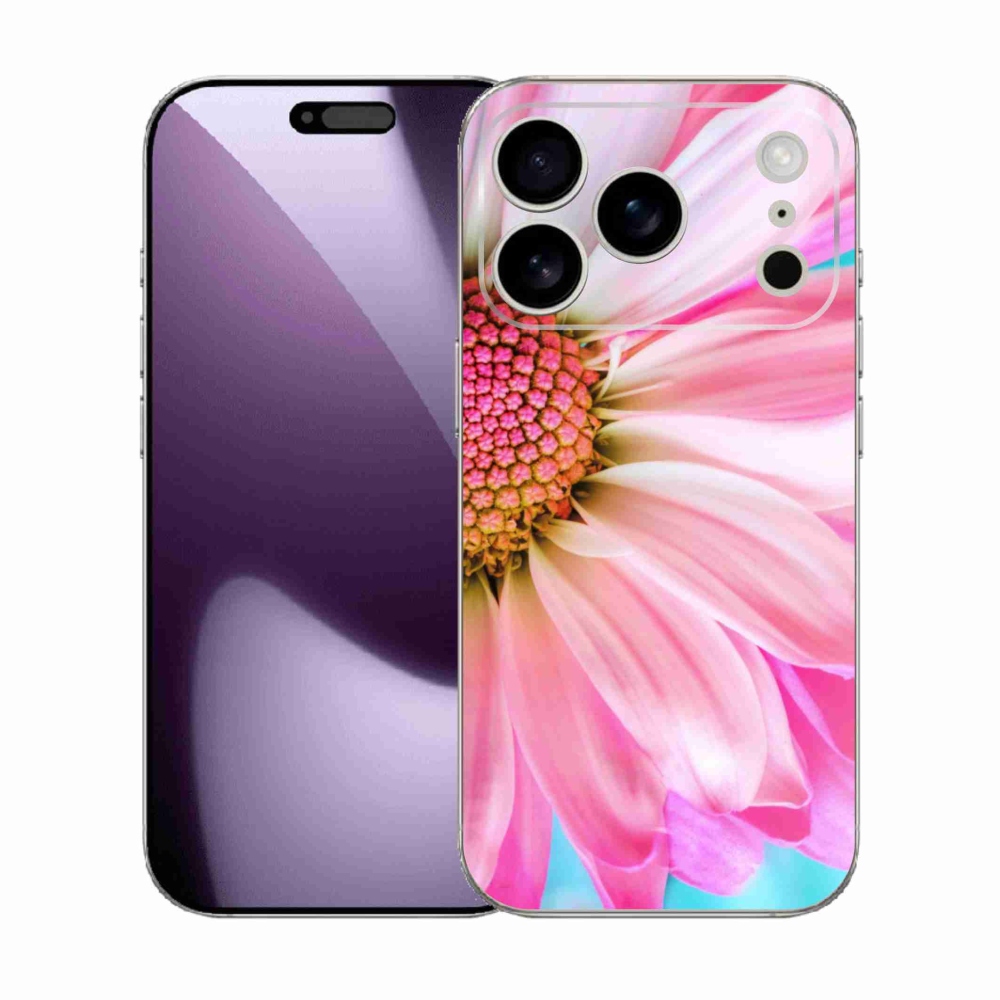 Gélový kryt mmCase na iPhone 17 Pro - ružová kvetina