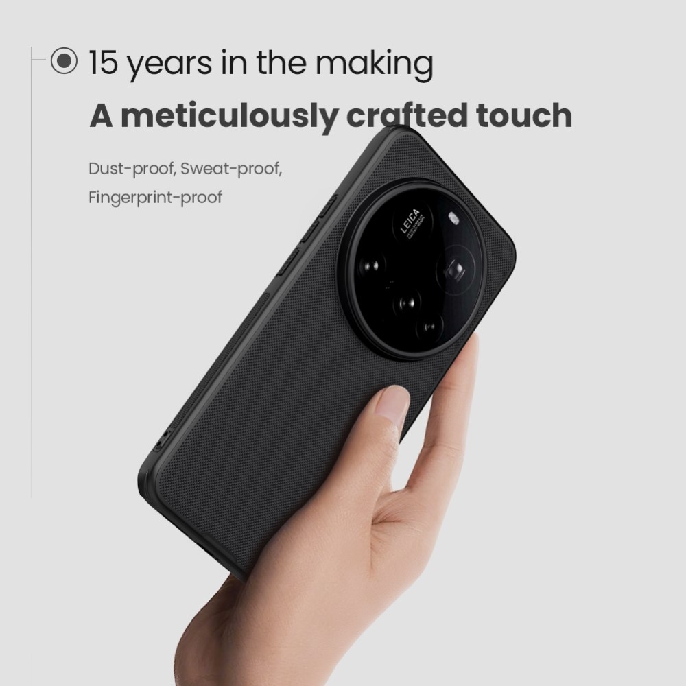 NILLKIN Frosted matný odolný kryt na Xiaomi 15 Ultra - čierny