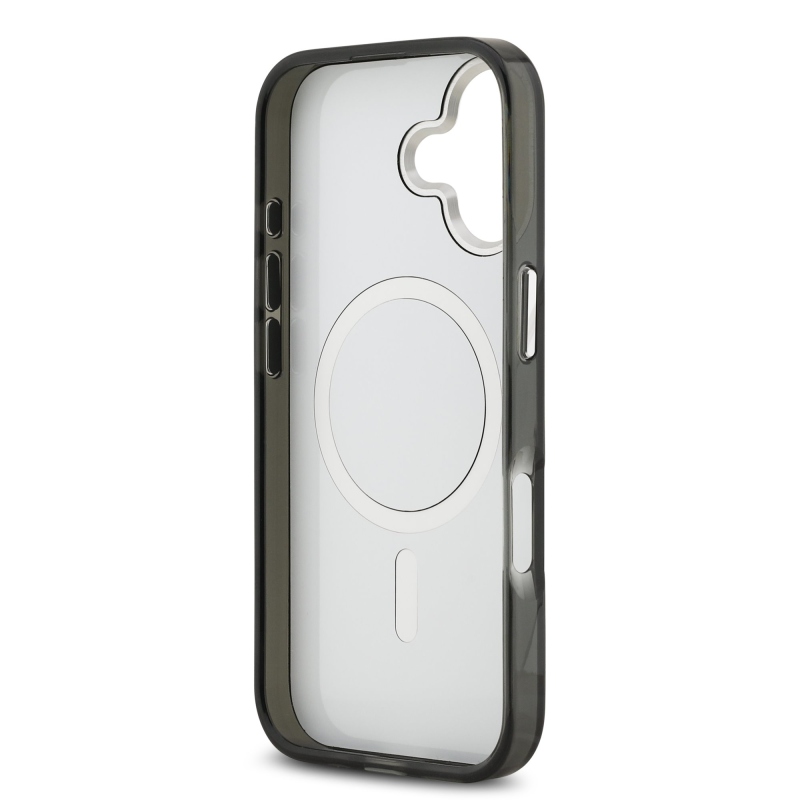 Karl Lagerfeld IML Aquarelle Karl and Choupette Zadný kryt pre iPhone 17 Black