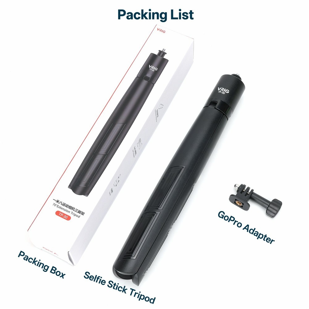 VRIG teleskopický statív a selfie tyč 180 cm s magnetickým držiakom