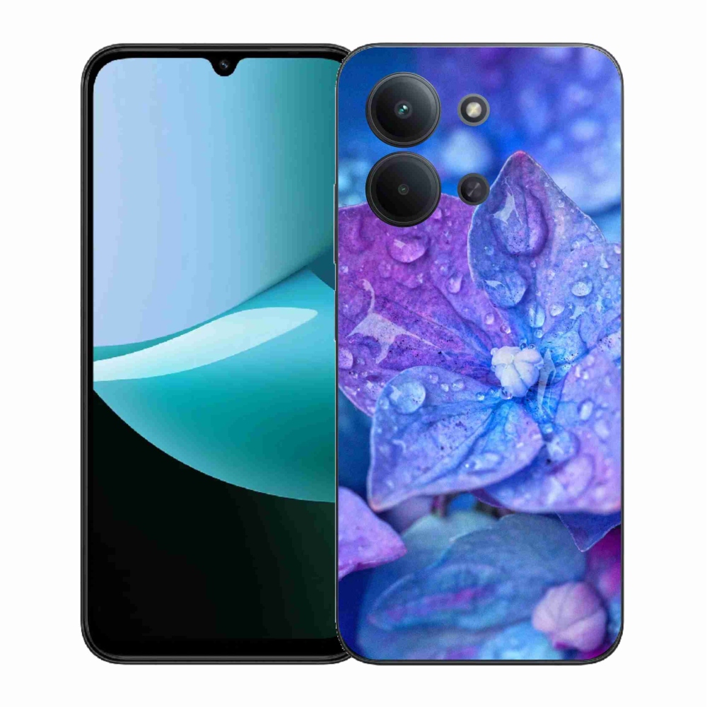 Gélový kryt mmCase na Xiaomi Redmi 15C 4G (171mm)/Poco C85 4G (171mm) - fialový kvet