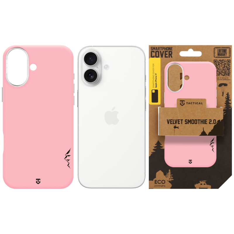 Tactical MagForce Velvet Smoothie 2.0 – puzdro pre Apple iPhone 17 Pink Panther
