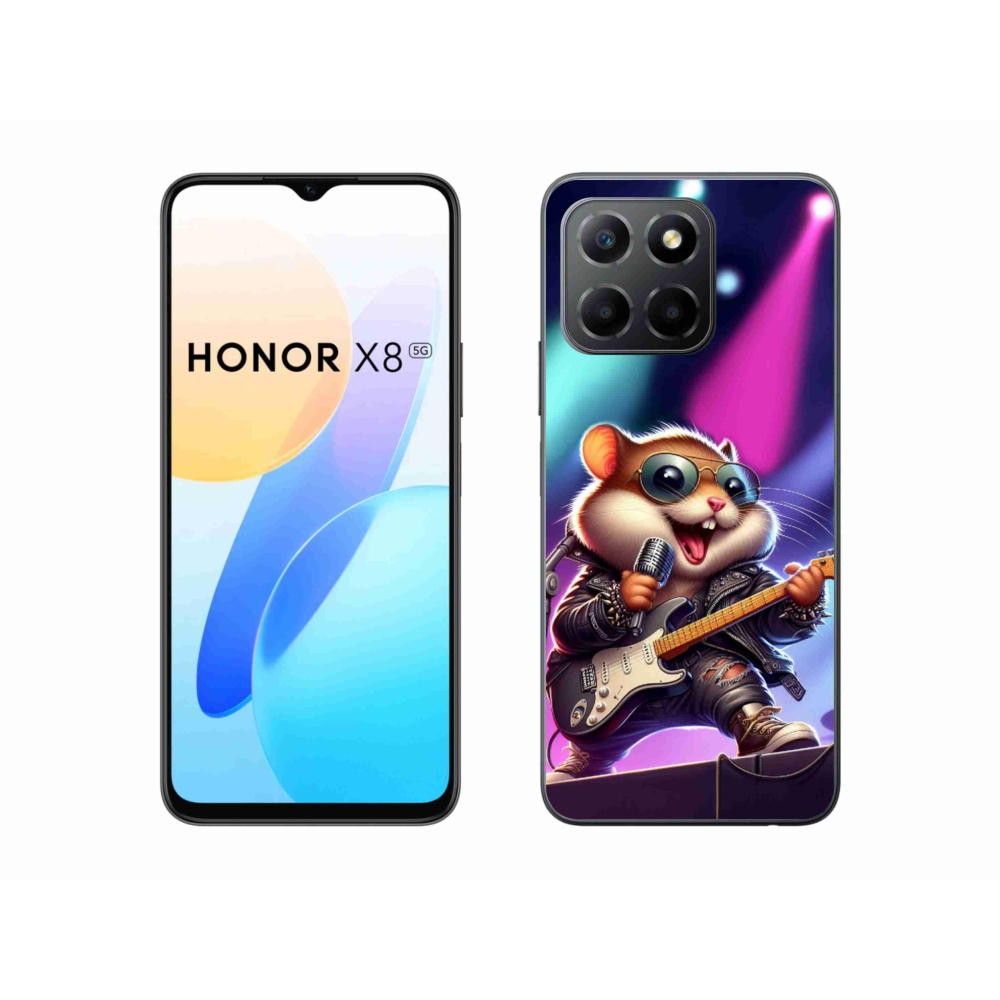Gélový kryt mmCase na Honor X8 5G/Honor 70 Lite 5G - škrečok rocker