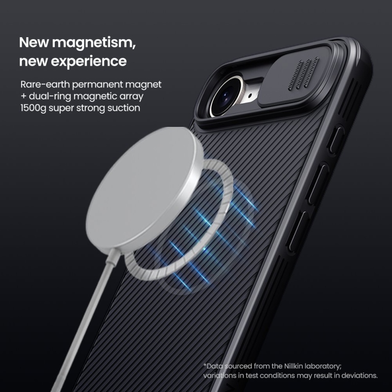 Nillkin CamShield PRO Magnetic Zadný Kryt pre Apple iPhone 16e Black