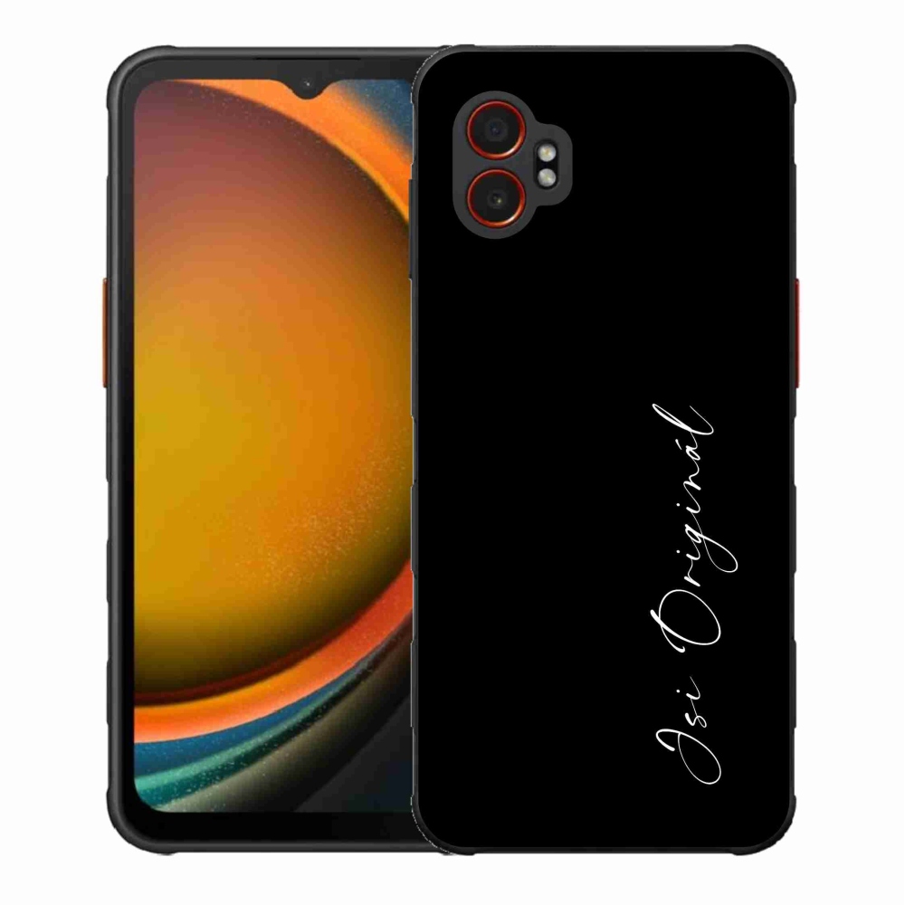 Gélový kryt mmCase na Samsung Galaxy Xcover 7 Pro - si originál čierne pozadie