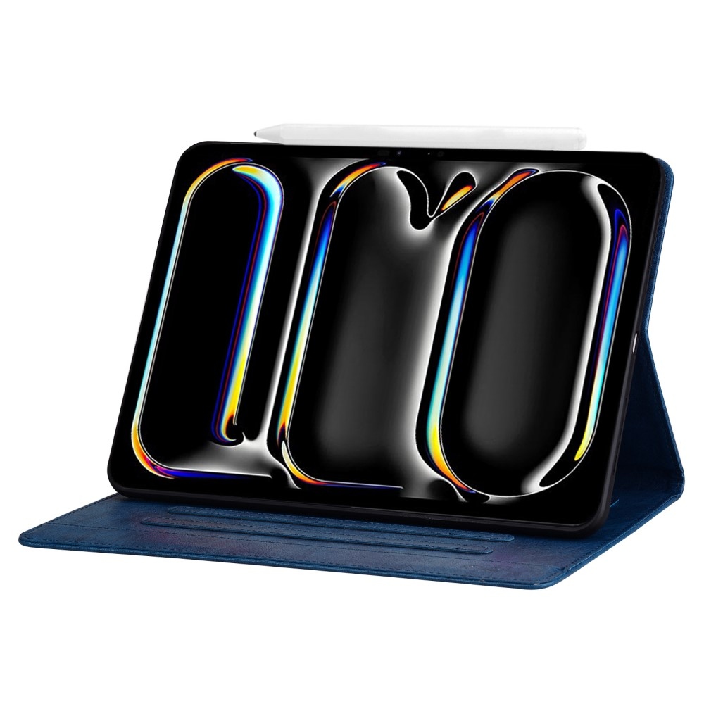 Business zatváracie púzdro na tablet iPad Air 13 (2024)/(2025) - tmavomodré