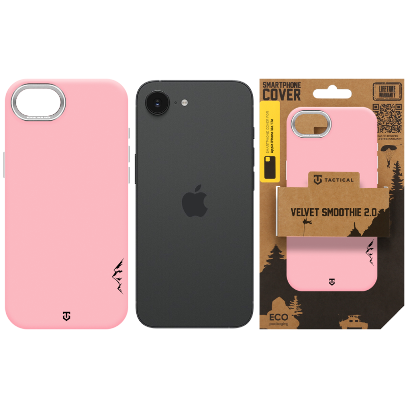 Tactical MagForce Velvet Smoothie 2.0 – puzdro pre Apple iPhone 16e/17e Pink Panther
