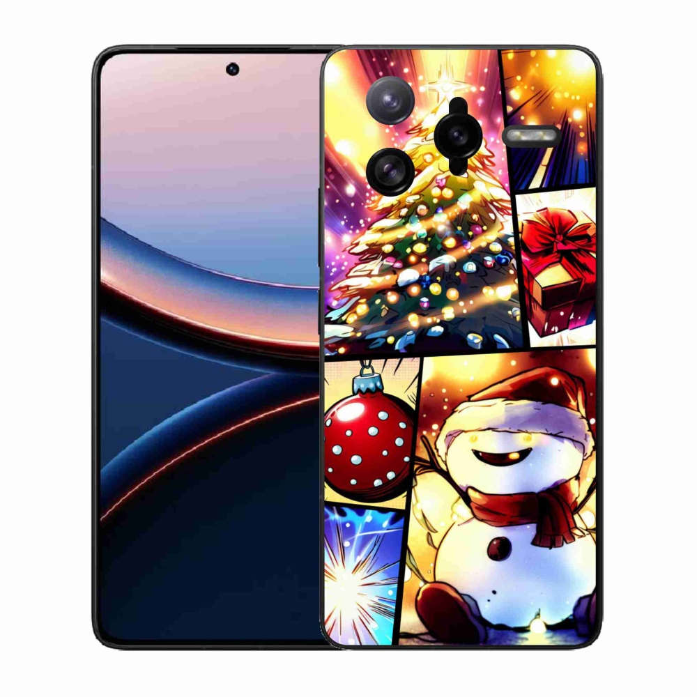 Gélový kryt mmCase na Xiaomi Poco F7 Ultra - vianočné motívy 1
