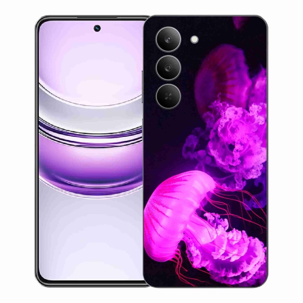 Gélový kryt mmCase na Realme 14x 5G - medúza 1