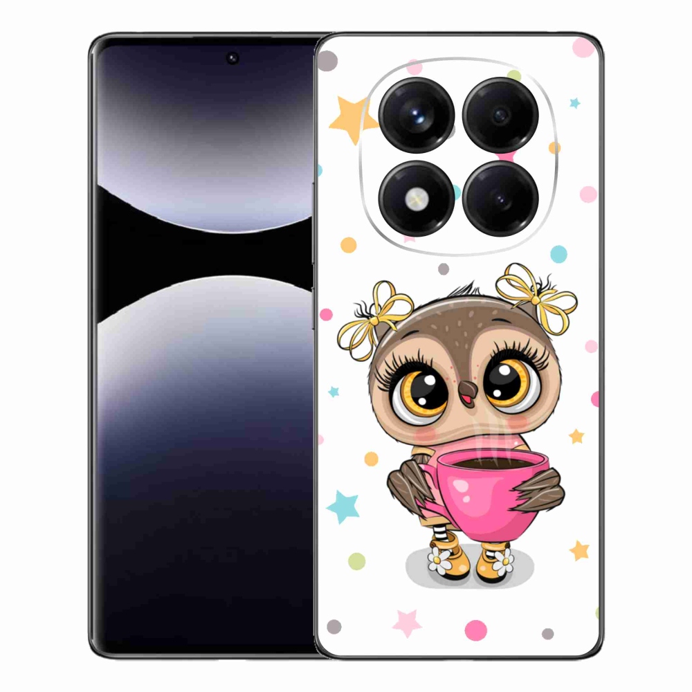 Gélový kryt mmCase na Xiaomi Redmi Note 14 Pro - kreslená sovička
