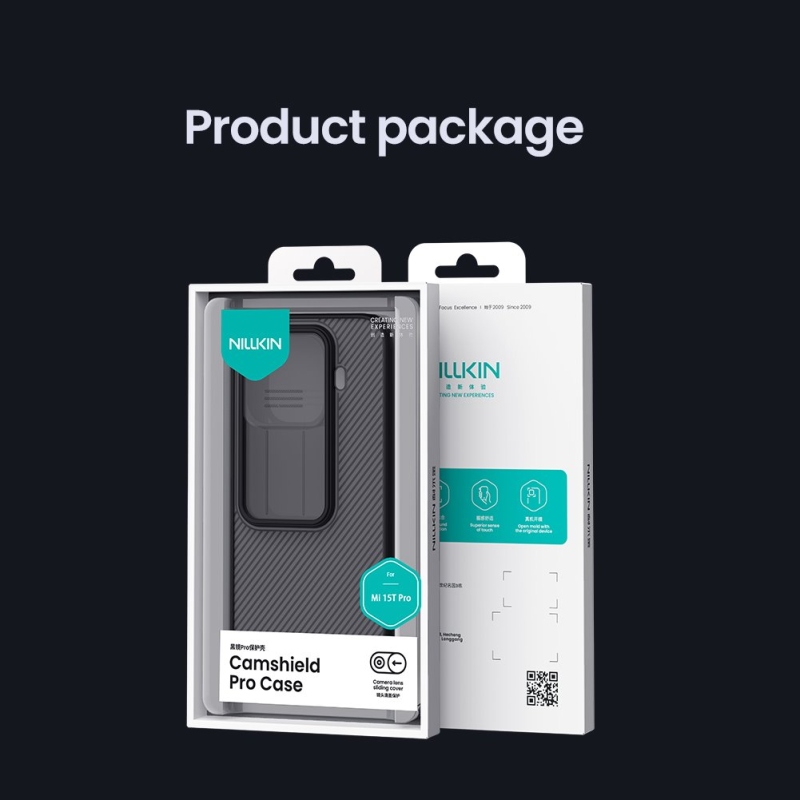 Nillkin CamShield PRO Zadný kryt pre Xiaomi 15T Pro Transparent Black