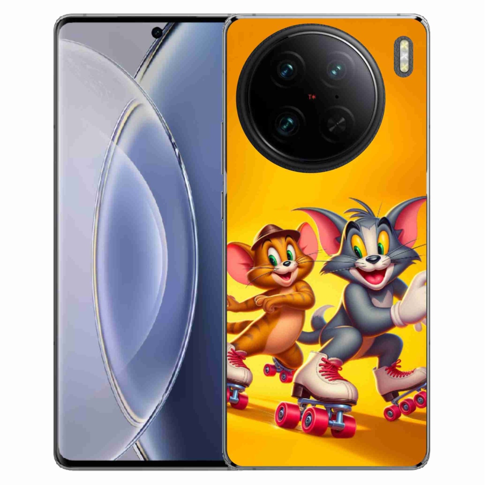 Gélový kryt mmCase na Vivo X90 Pro - tom a jerry