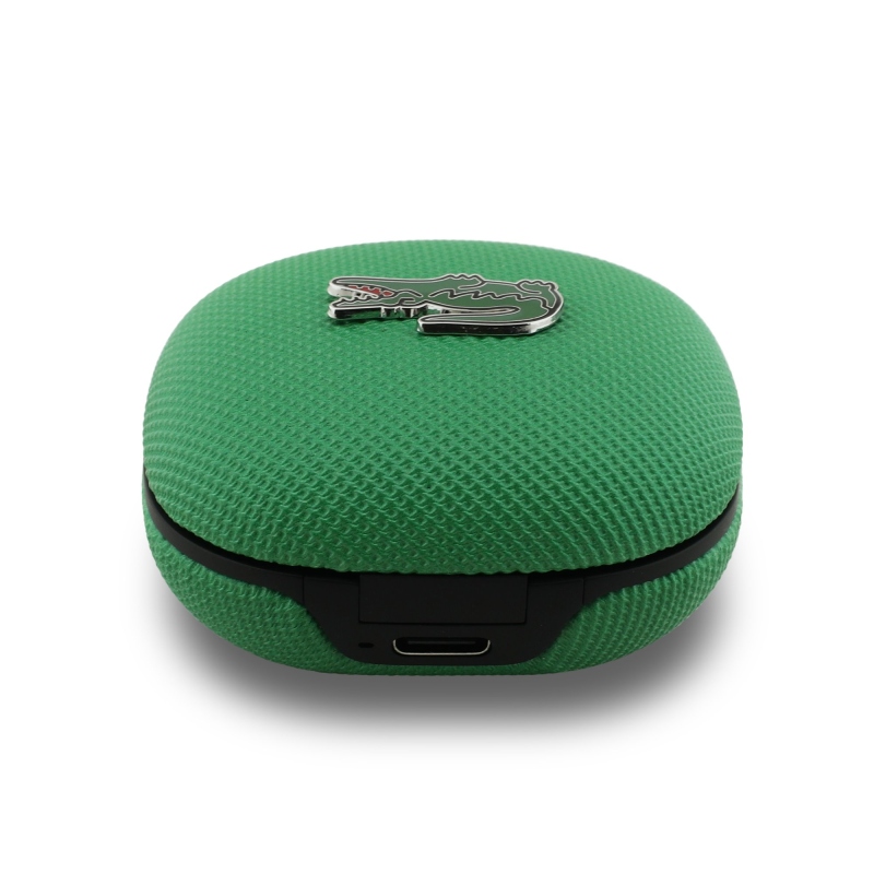 Bezdrôtové slúchadlá Lacoste Iconic Petit Pique TWS Green