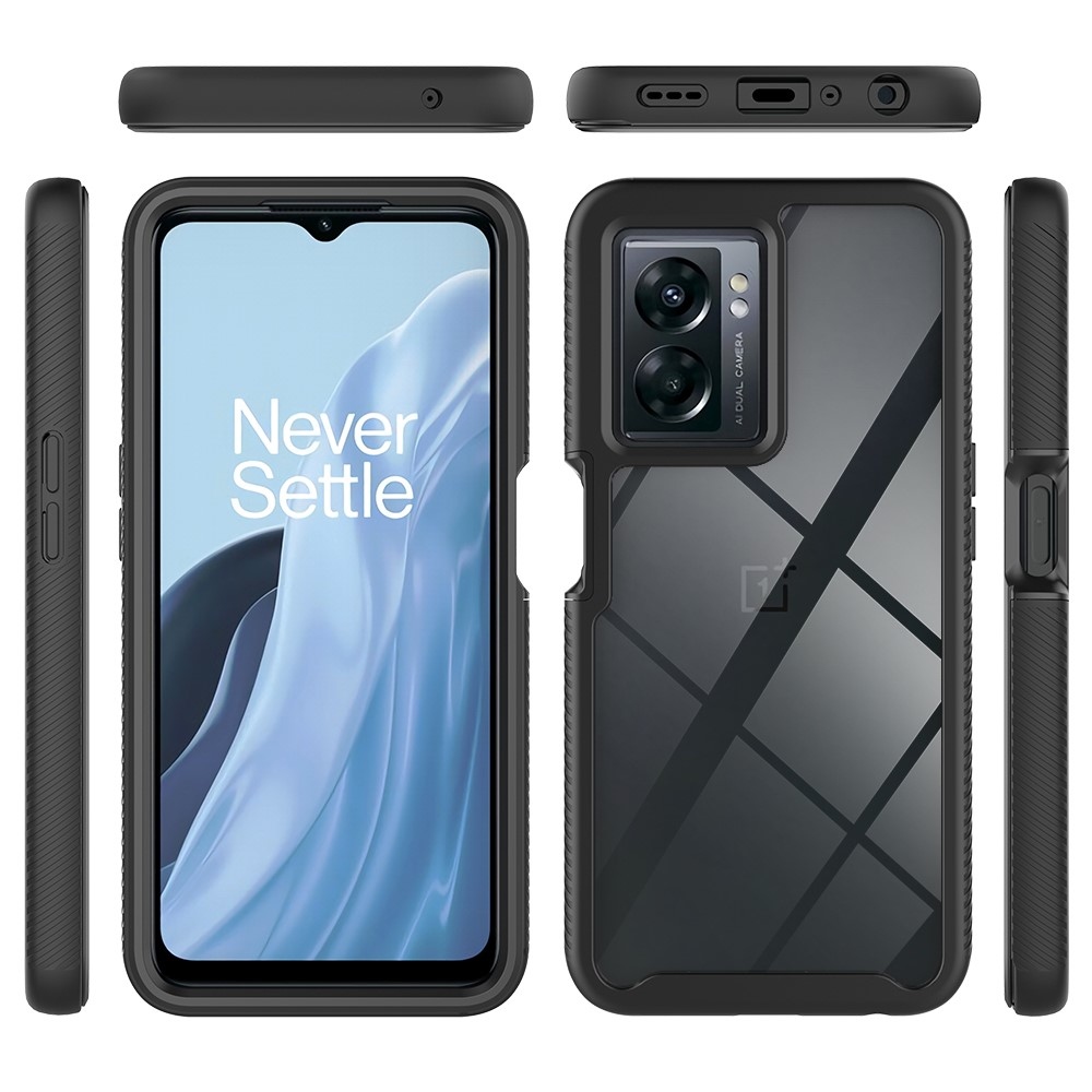 Frame odolný hybridný kryt na Realme Narzo 50 - čierny