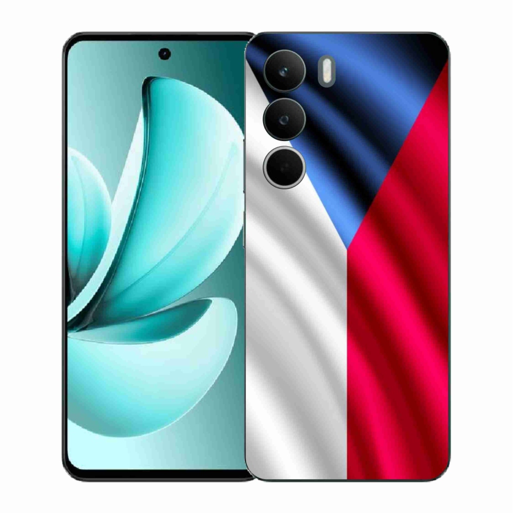 Gélový kryt mmCase na Realme C71 - česká vlajka