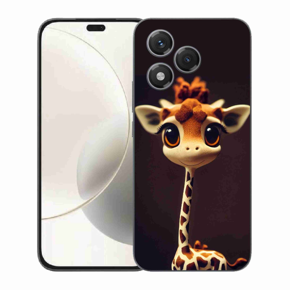 Gélový kryt mmCase na Honor 400 Lite - malá žirafa