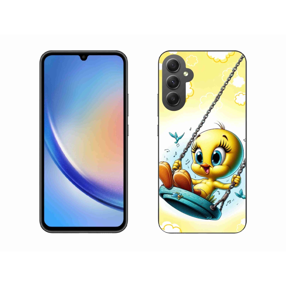 Gélový kryt mmCase na Samsung Galaxy A34 5G - tweety