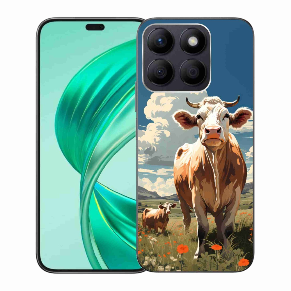 Gélový kryt mmCase na Honor X8b - kravy na lúke