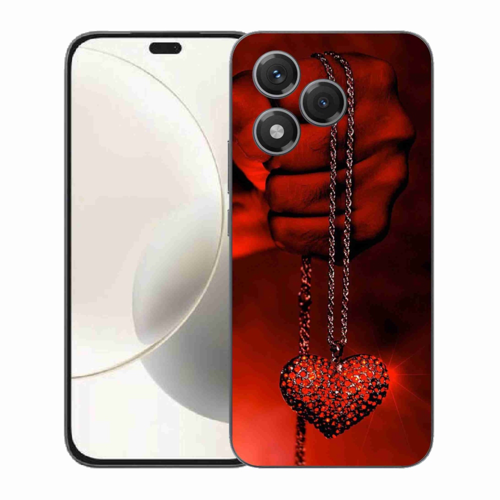 Gélový kryt mmCase na Honor 400 Lite - náhrdelník