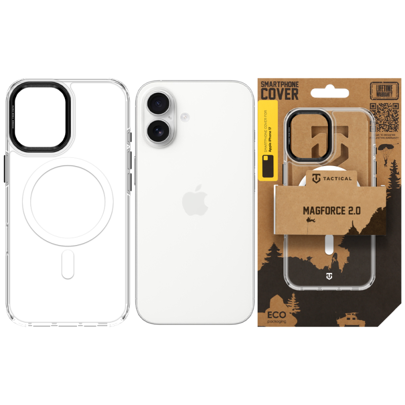 Tactical MagForce 2.0 Puzdro pre Apple iPhone 17, čierne