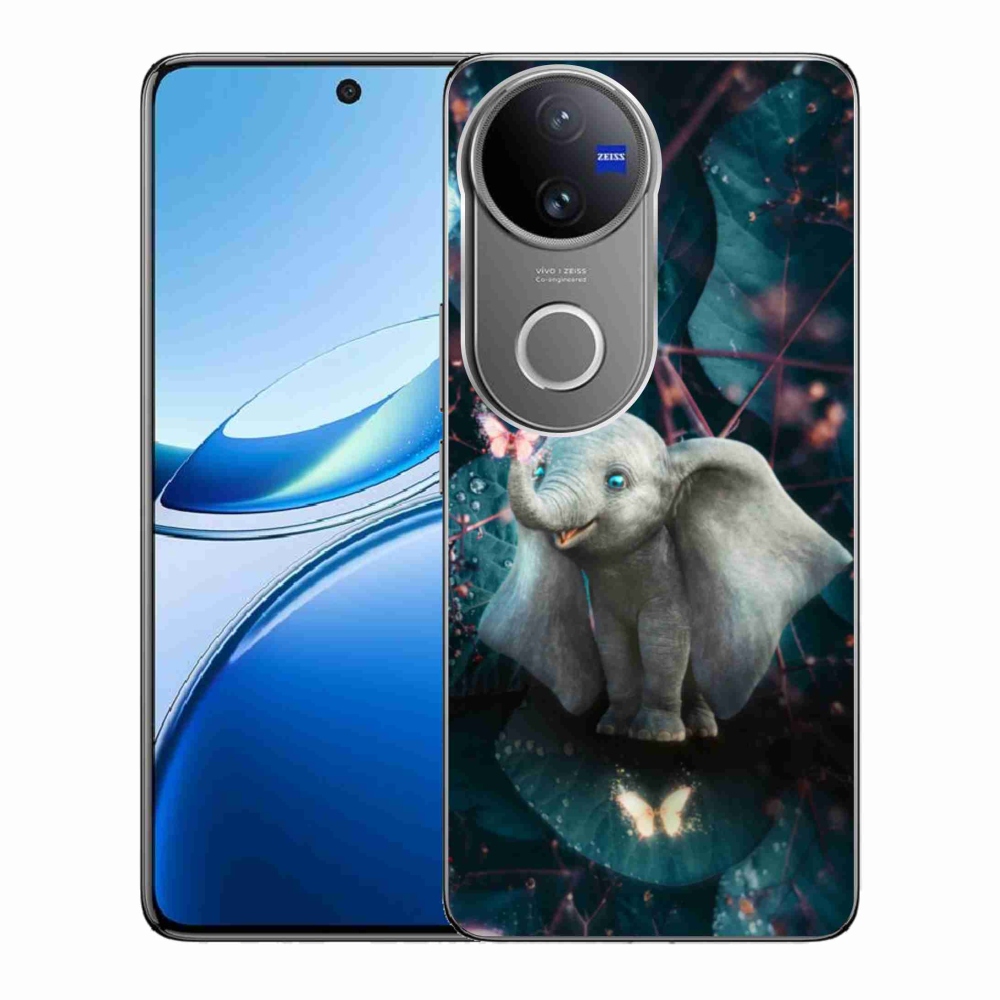 Gélový kryt mmCase na Vivo V50 5G - roztomilý slon