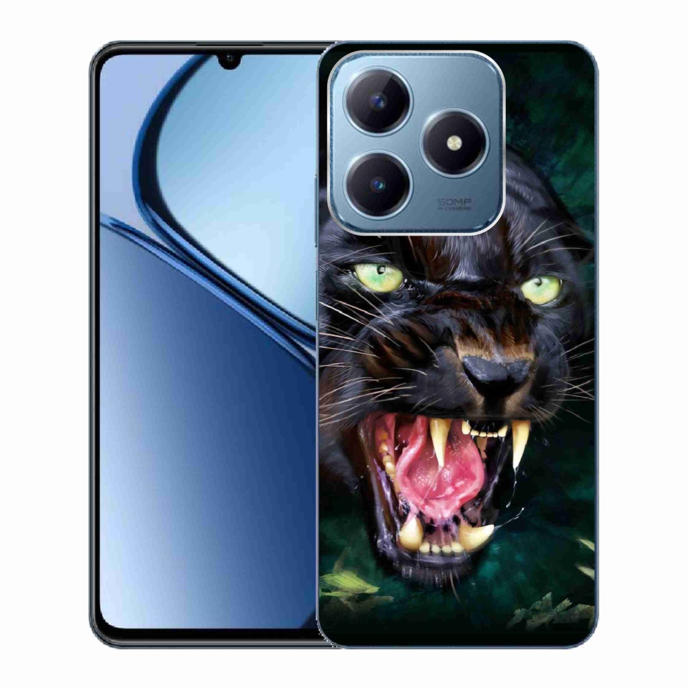 Gélový kryt mmCase na Realme C63 - rozzúrený čierny panter