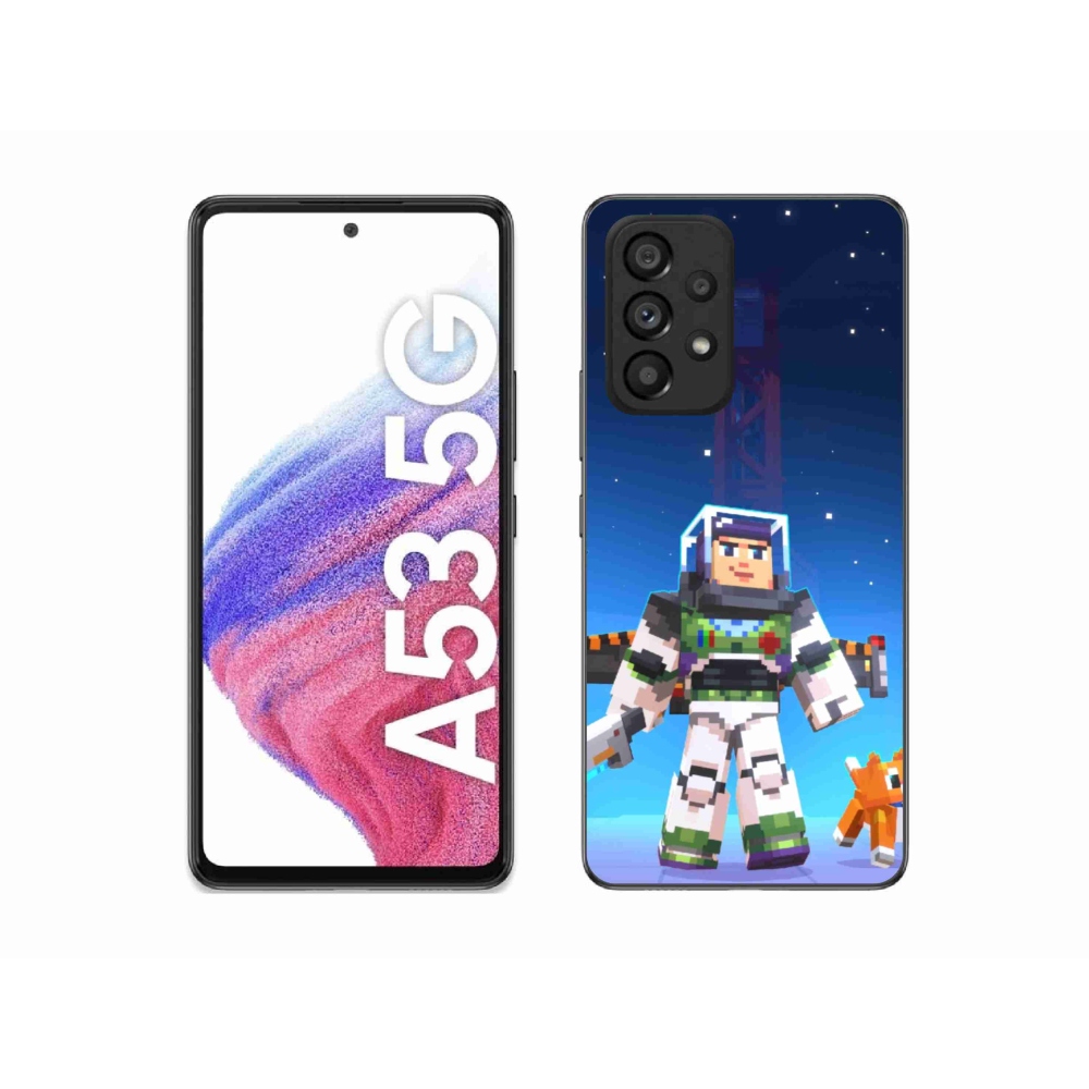 Gélový kryt mmCase na Samsung Galaxy A53 5G - minecraft 2