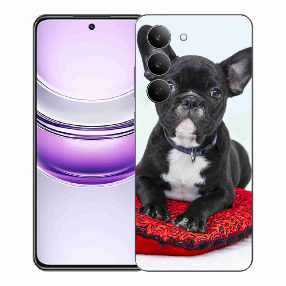 Gélový kryt mmCase na Realme 14x 5G - buldog