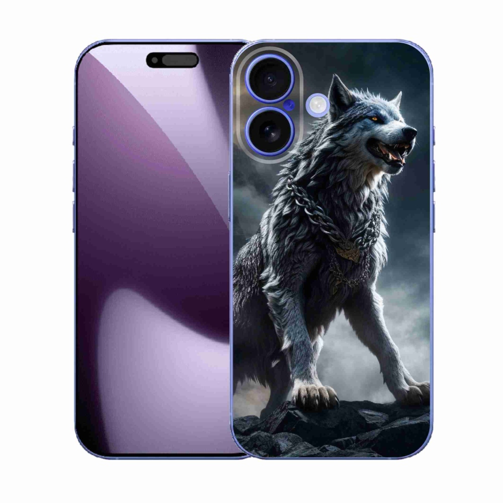 Gélový kryt mmCase na iPhone 17 - vlk 1