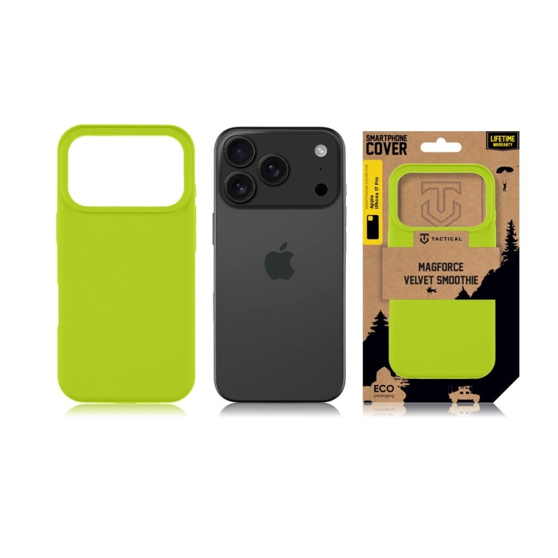 Taktický kryt MagForce Velvet Smoothie Cover pre Apple iPhone 17 Pro Avocado
